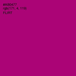 #AB0477 - Flirt Color Image