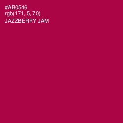 #AB0546 - Jazzberry Jam Color Image