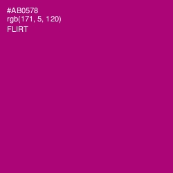 #AB0578 - Flirt Color Image