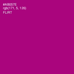 #AB057E - Flirt Color Image