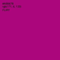 #AB067B - Flirt Color Image