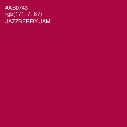 #AB0743 - Jazzberry Jam Color Image