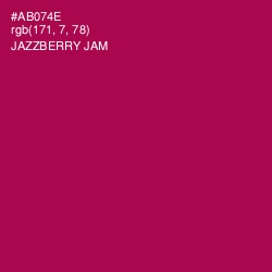 #AB074E - Jazzberry Jam Color Image