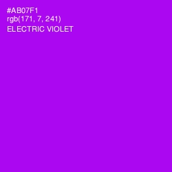 #AB07F1 - Electric Violet Color Image