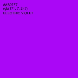 #AB07F7 - Electric Violet Color Image