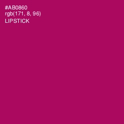 #AB0860 - Lipstick Color Image