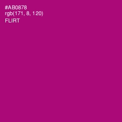 #AB0878 - Flirt Color Image