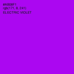 #AB08F1 - Electric Violet Color Image