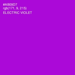 #AB09D7 - Electric Violet Color Image