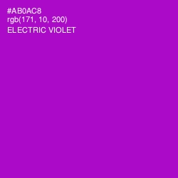 #AB0AC8 - Electric Violet Color Image