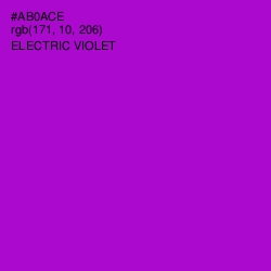 #AB0ACE - Electric Violet Color Image