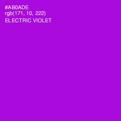 #AB0ADE - Electric Violet Color Image