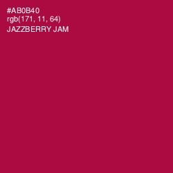 #AB0B40 - Jazzberry Jam Color Image