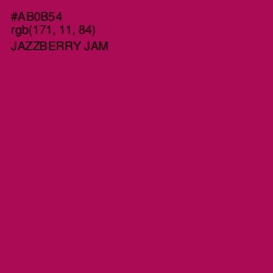 #AB0B54 - Jazzberry Jam Color Image