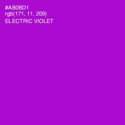 #AB0BD1 - Electric Violet Color Image