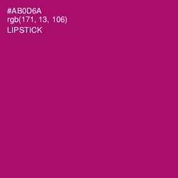 #AB0D6A - Lipstick Color Image