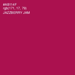 #AB114F - Jazzberry Jam Color Image