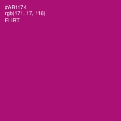 #AB1174 - Flirt Color Image