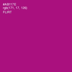 #AB117E - Flirt Color Image