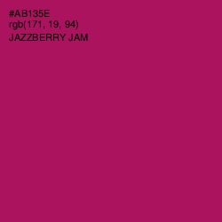 #AB135E - Jazzberry Jam Color Image