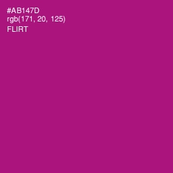 #AB147D - Flirt Color Image