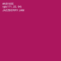 #AB165E - Jazzberry Jam Color Image