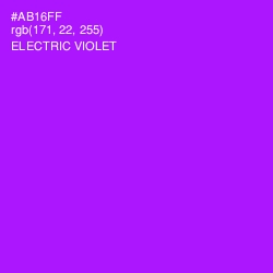 #AB16FF - Electric Violet Color Image