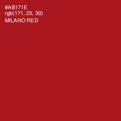 #AB171E - Milano Red Color Image