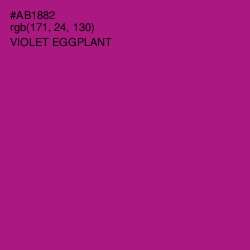 #AB1882 - Violet Eggplant Color Image