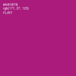 #AB1B7B - Flirt Color Image