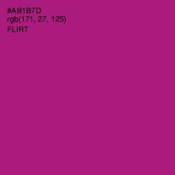 #AB1B7D - Flirt Color Image