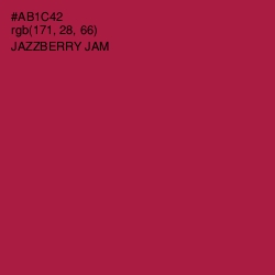 #AB1C42 - Jazzberry Jam Color Image