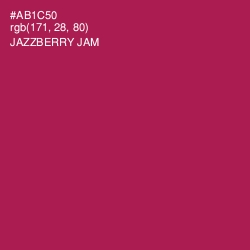 #AB1C50 - Jazzberry Jam Color Image