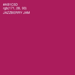 #AB1C5D - Jazzberry Jam Color Image