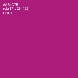 #AB1C7B - Flirt Color Image