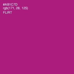 #AB1C7D - Flirt Color Image