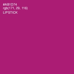 #AB1D74 - Lipstick Color Image