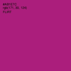 #AB1E7C - Flirt Color Image