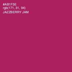 #AB1F5E - Jazzberry Jam Color Image