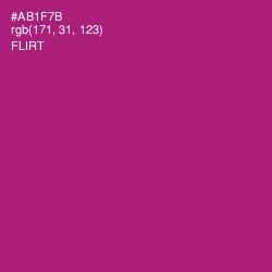 #AB1F7B - Flirt Color Image