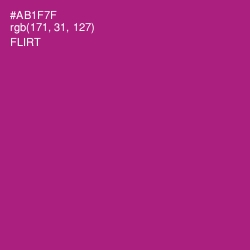 #AB1F7F - Flirt Color Image