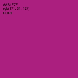 #AB1F7F - Flirt Color Image