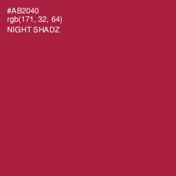 #AB2040 - Night Shadz Color Image