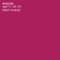 #AB205B - Night Shadz Color Image