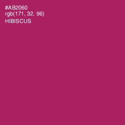 #AB2060 - Hibiscus Color Image