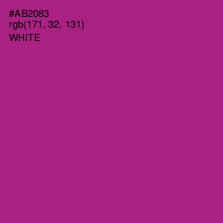 #AB2083 - Medium Red Violet Color Image