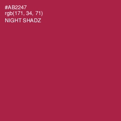 #AB2247 - Night Shadz Color Image
