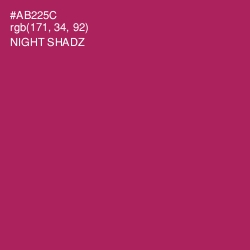 #AB225C - Night Shadz Color Image