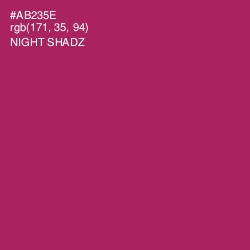 #AB235E - Night Shadz Color Image