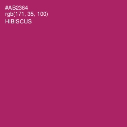 #AB2364 - Hibiscus Color Image